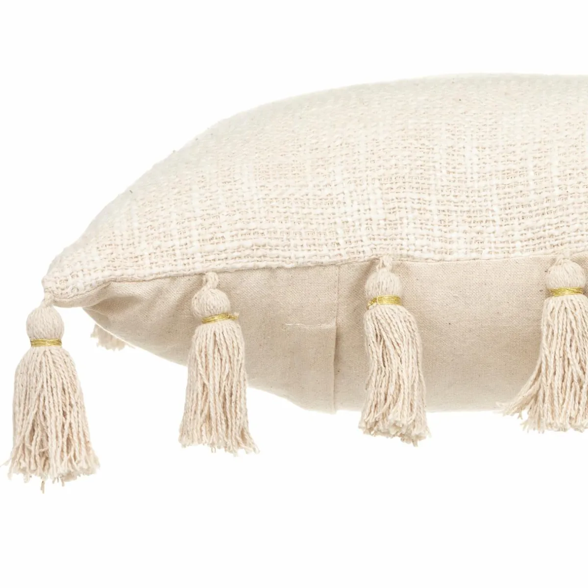 ATMOSPHERA Coussin carré coton (50 x 50 cm) Gypsy Ivoire Beige Clearance