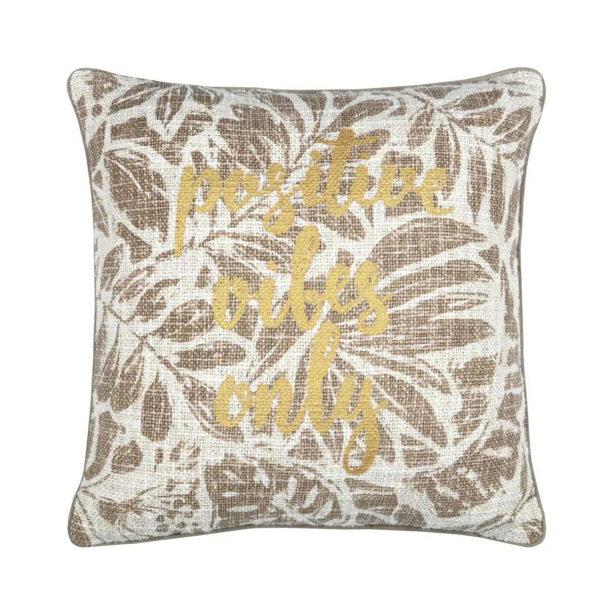 STOF Coussin carré coton (40 x 40 cm) Hemera Taupe