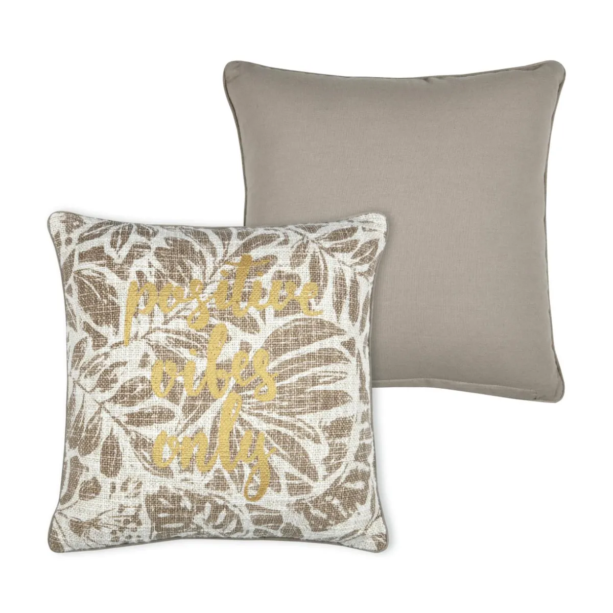 STOF Coussin carré coton (40 x 40 cm) Hemera Taupe