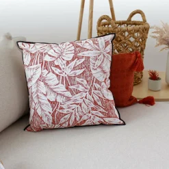 ENJOY HOME Coussin carré coton (40 x 40 cm) Bundi Terracotta