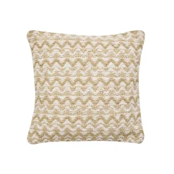 douceur d'intu017drieur Coussin carré coton (40 x 40 cm) Loumeo Beige Hot