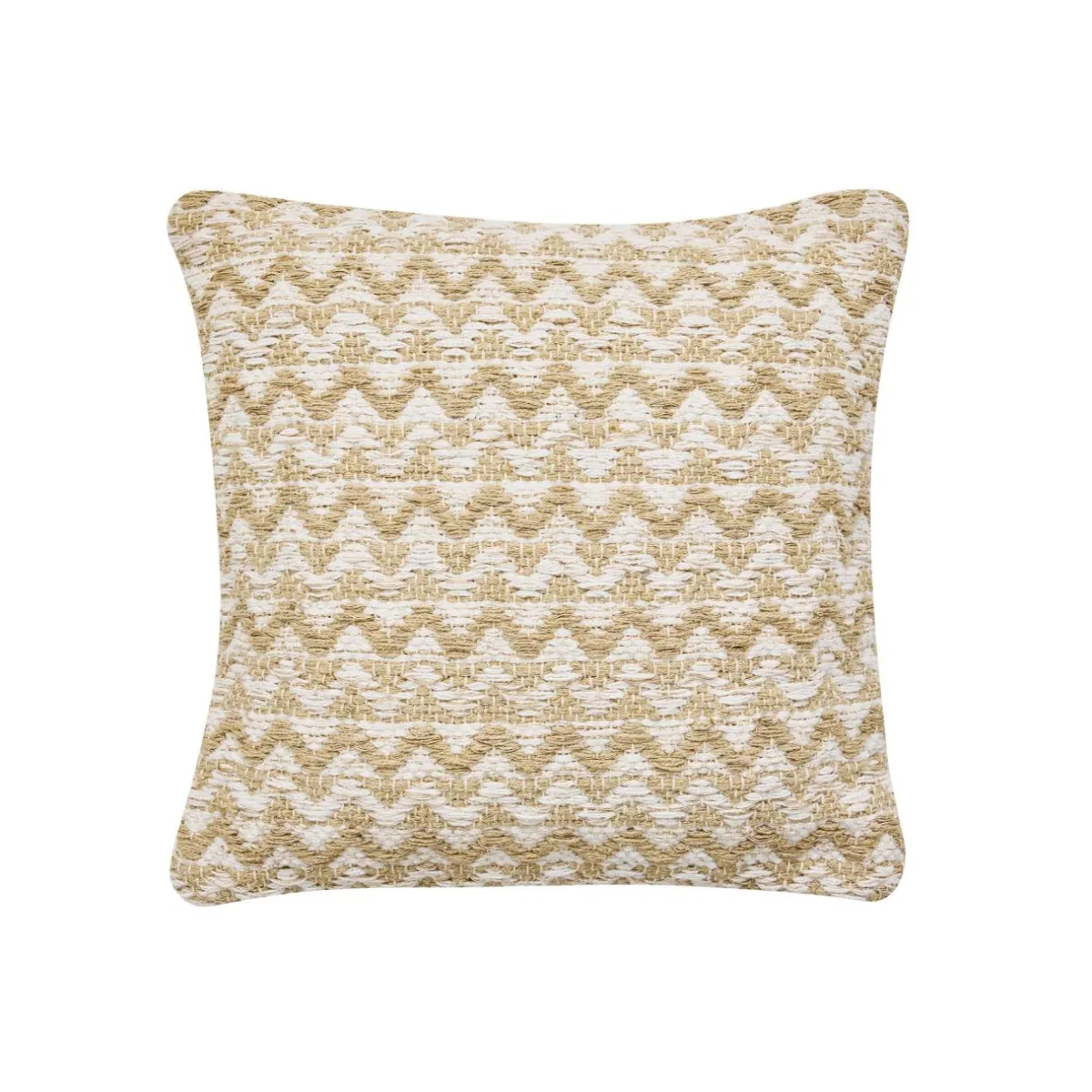 douceur d'intu017drieur Coussin carré coton (40 x 40 cm) Loumeo Beige Hot