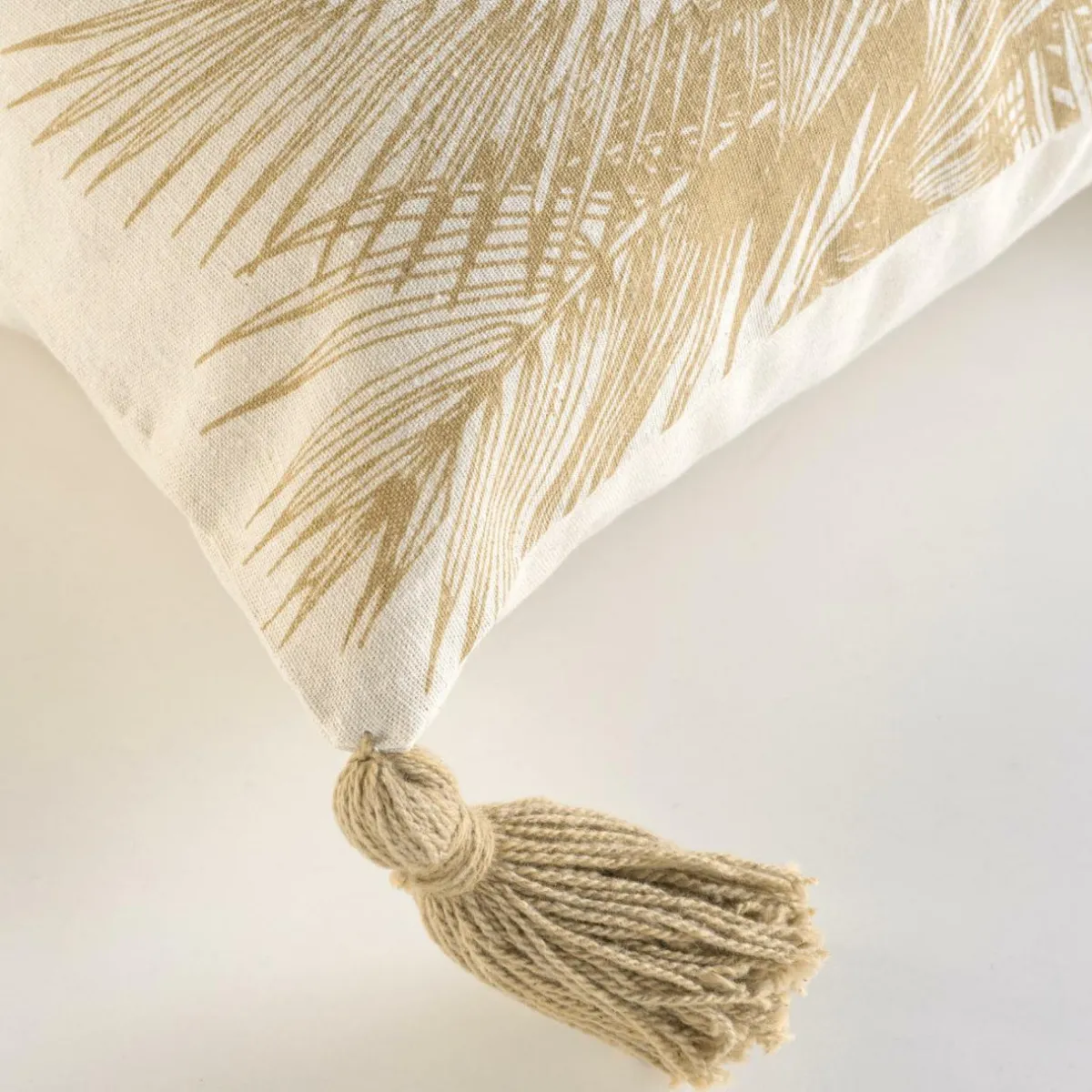 douceur d'intu017drieur Coussin carré coton (45 x 45 cm) Dune Ecru Clearance