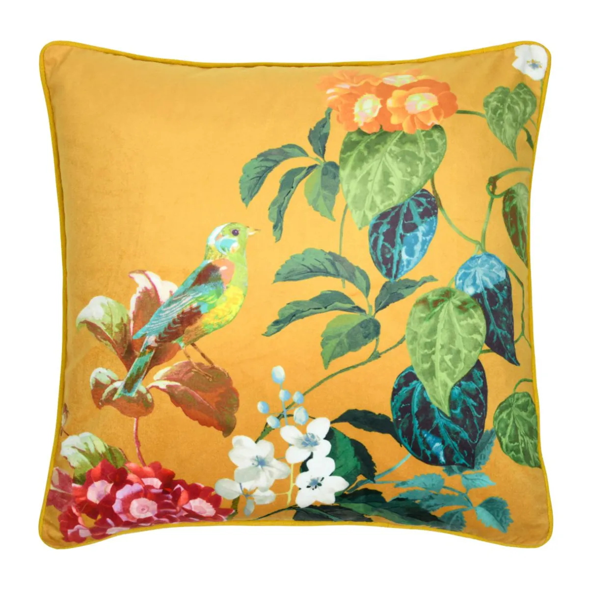 STOF Coussin carré coton (50 x 50 cm) Emmy Jaune moutarde Online