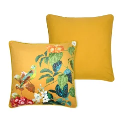 STOF Coussin carré coton (50 x 50 cm) Emmy Jaune moutarde Online