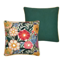STOF Coussin carré coton (50 x 50 cm) Betty Multicolore New