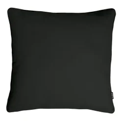 EMINZA Coussin carré coton (60 x 60 cm) Pixel Noir Hot