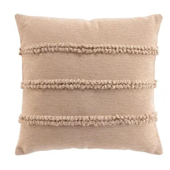 douceur d'intu017drieur Coussin carré coton (45 x 45 cm) Hilary Beige Sale