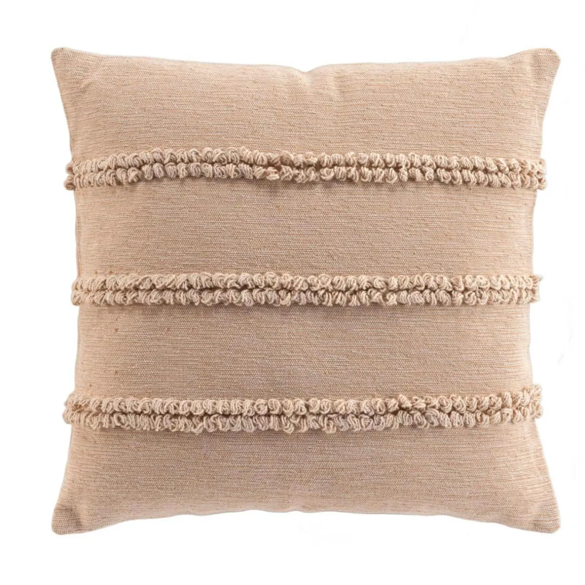 douceur d'intu017drieur Coussin carré coton (45 x 45 cm) Hilary Beige Sale