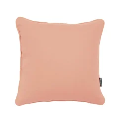 EMINZA Coussin carré coton (40 x 40 cm) Pixel Rose Pêche Hot