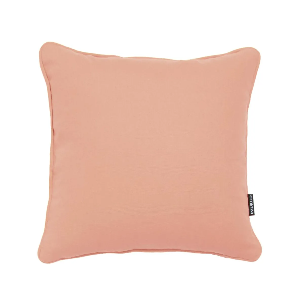 EMINZA Coussin carré coton (40 x 40 cm) Pixel Rose Pêche Hot