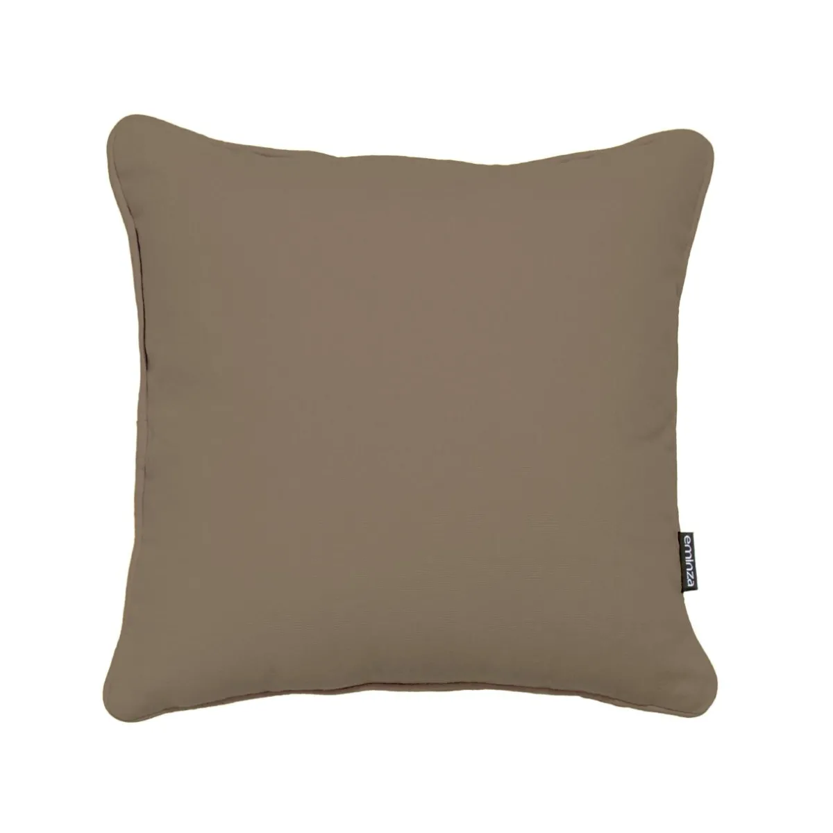 EMINZA Coussin carré coton (40 x 40 cm) Pixel Taupe Hot