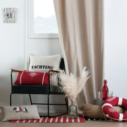 STOF Coussin carré coton (50 x 50 cm) Fregate Beige Hot