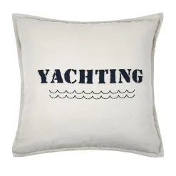 STOF Coussin carré coton (50 x 50 cm) Fregate Beige Hot