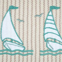 STOF Coussin carré coton (45 x 45 cm) Barbade Beige Best