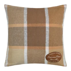 STOF Coussin carré en coton (45 x 45 cm) Wildforest Camel Hot