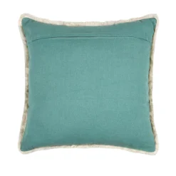 STOF Coussin carré en coton (45 x 45 cm) Barbade Vert céladon Clearance