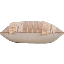 douceur d'intu017drieur Coussin carré en jute et coton (45 x 45 cm) Cirrus Beige Outlet