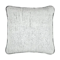 STOF Coussin carré fausse fourrure (50 x 50 cm) Winston Gris