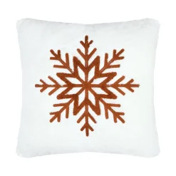 STOF Coussin carré fausse fourrure (45 x 45 cm) Wildforest Marron
