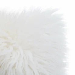 ATMOSPHERA Coussin carré fausse fourrure (40 x 40 cm) Oslo Ivoire Outlet