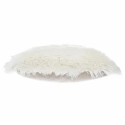ATMOSPHERA Coussin carré fausse fourrure (40 x 40 cm) Oslo Ivoire Outlet