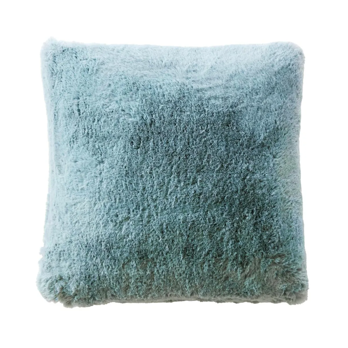 EMINZA Coussin carré fausse fourrure (45 x 45 cm) Finn Bleu Discount