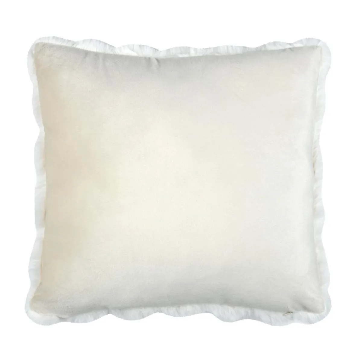 STOF Coussin carré fausse fourrure (45 x 45 cm) Nebraska Ecru Sale