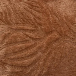 Atmosphera, cru017dateur d'intu017drieur Coussin carré flanelle (40 x 40 cm) Ryo Marron Hot
