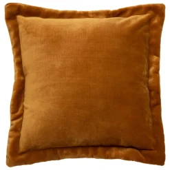 Atmosphera, cru017dateur d'intu017drieur Coussin carré flanelle (53 x 53 cm) Cuddly Camel
