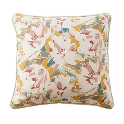EMINZA Coussin carré gaze de coton (45 x 45 cm) April Multicolore