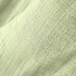 EMINZA Coussin carré gaze de coton (40 x 40 cm) Gaïa Vert tilleul Online