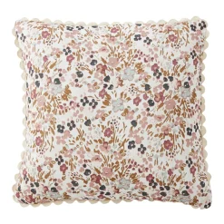 EMINZA Coussin carré gaze de coton (40 x 40 cm) Constance pampa Beige Hot