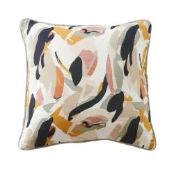 EMINZA Coussin carré gaze de coton (45 x 45 cm) Mathilda Multicolore Best