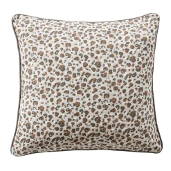 EMINZA Coussin carré gaze de coton (45 x 45 cm) Rosa Marron New
