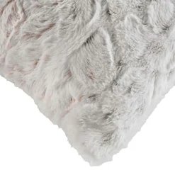 douceur d'intu017drieur Coussin carré imitation fourrure (45 x 45 cm) Alaska Ecru Sale