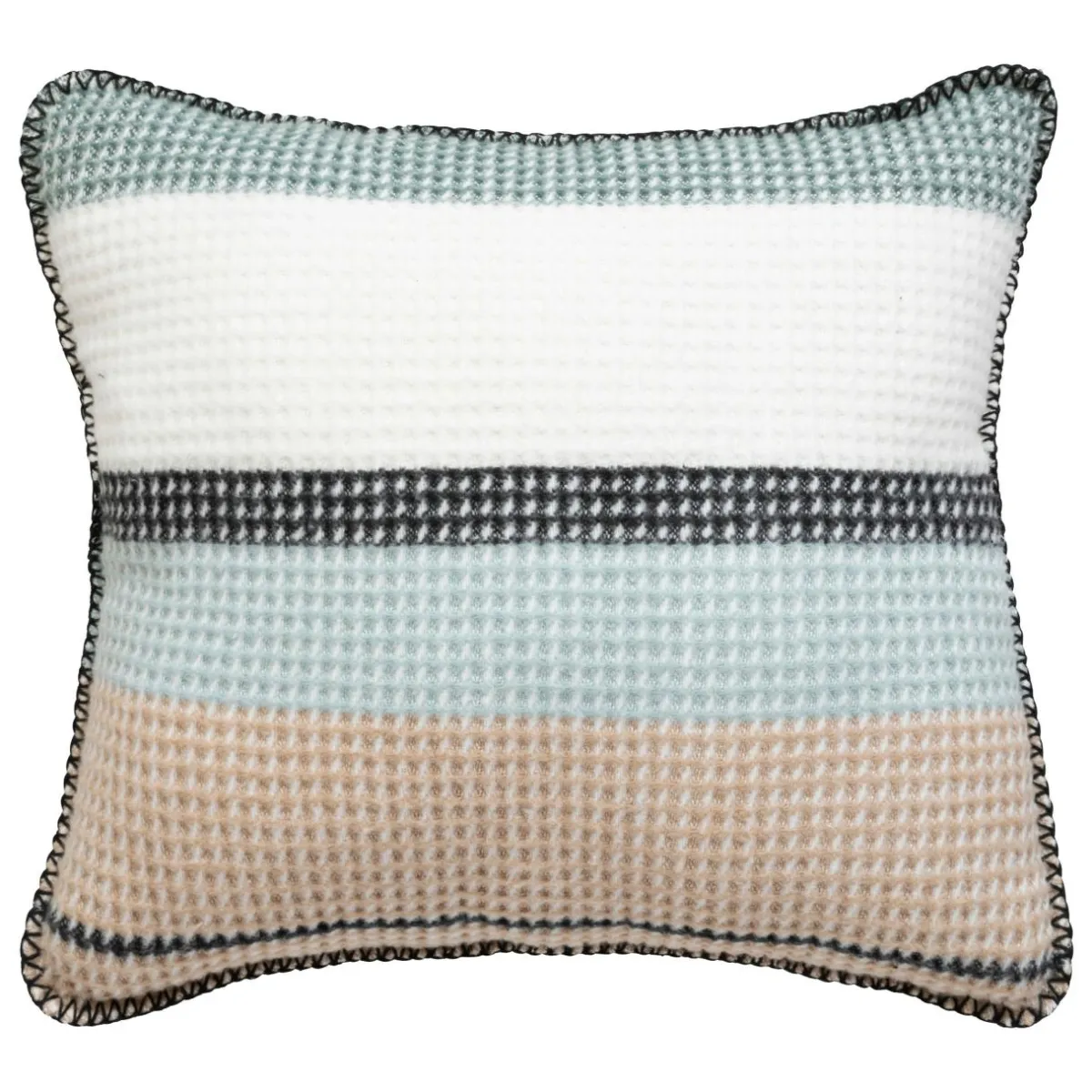Atmosphera, cru017dateur d'intu017drieur Coussin carré nid d'abeille (45 x 45 cm) Owen Multicolore