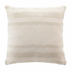 DOUCEUR D'INTERIEUR Coussin carré polycoton (40 x 40 cm) Doreline Ecru Clearance