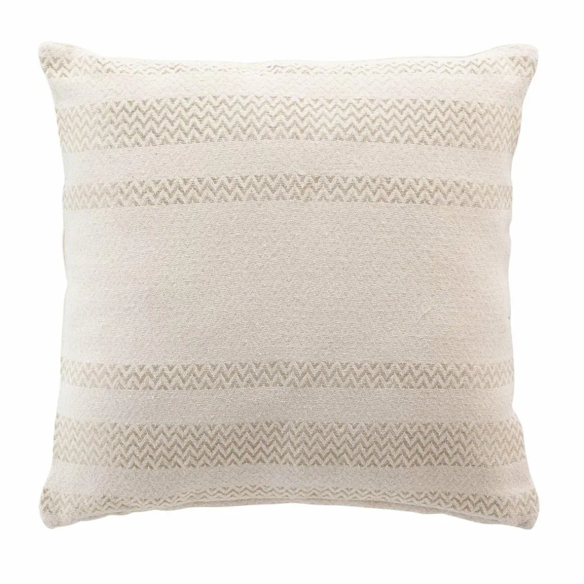 DOUCEUR D'INTERIEUR Coussin carré polycoton (40 x 40 cm) Doreline Ecru Clearance