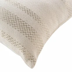 DOUCEUR D'INTERIEUR Coussin carré polycoton (40 x 40 cm) Doreline Ecru Clearance