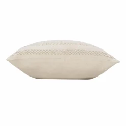 DOUCEUR D'INTERIEUR Coussin carré polycoton (40 x 40 cm) Doreline Ecru Clearance