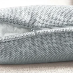 EMINZA Coussin carré tissé (45 x 45 cm) Alba Gris Best