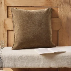 EMINZA Coussin carré tissé (45 x 45 cm) Magnus Camel New