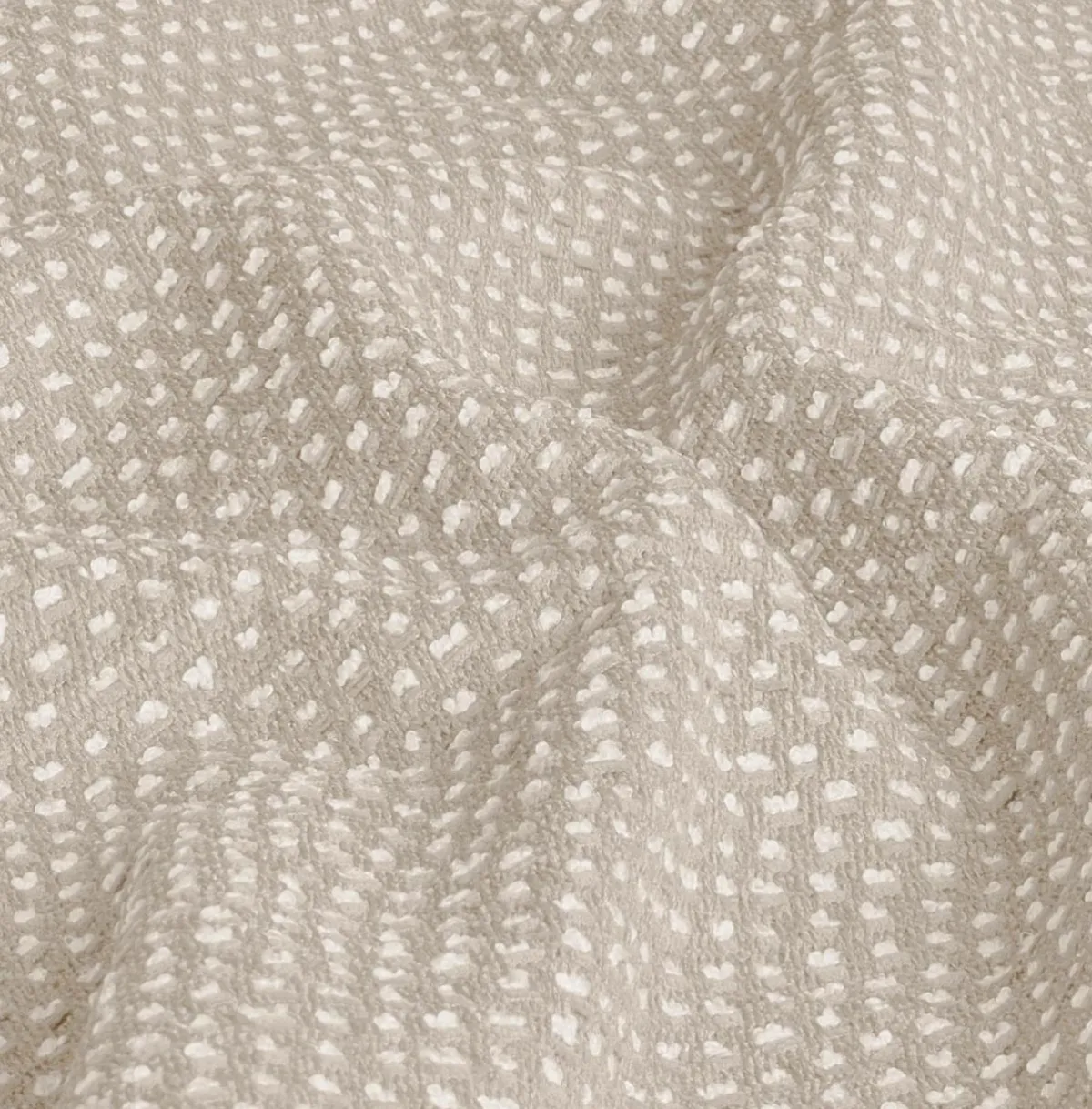EMINZA Coussin carré tissé (50 x 50 cm) Oscar Taupe Discount