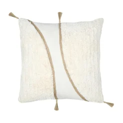 STOF Coussin carré tufté (45 x 45 cm) Blokken Ecru Outlet