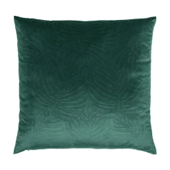 EMINZA Coussin carré velours (60 x 60 cm) Fern Vert sapin Outlet
