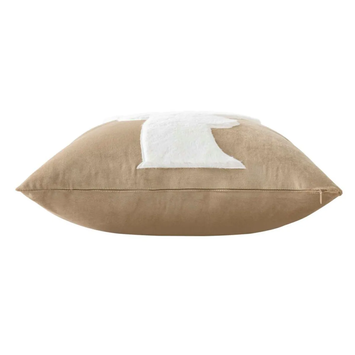 douceur d'intu017drieur Coussin carré velours (45 x 45 cm) Vik sable Beige Hot
