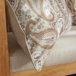 EMINZA Coussin carré velours (50 x 50 cm) Dolores Beige New