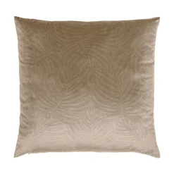 EMINZA Coussin carré velours (60 x 60 cm) Fern Taupe Online