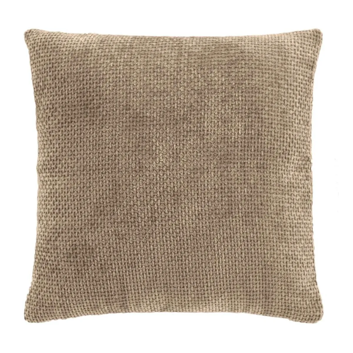 douceur d'intu017drieur Coussin carré Velours (45 x 45 cm) Leo Beige Discount